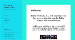 Desktop Screenshot of ckloficountryclub.com